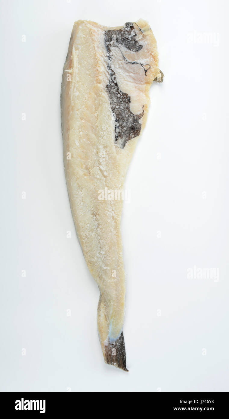 Dried and salted cod Stock Photo Alamy