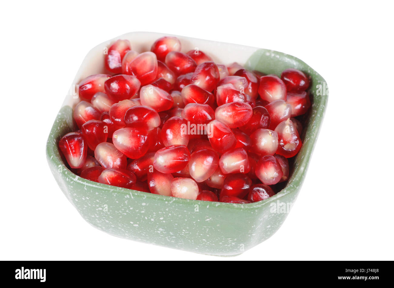 food aliment ripe fruit seed grained pomegranate portion red food aliment macro Stock Photo