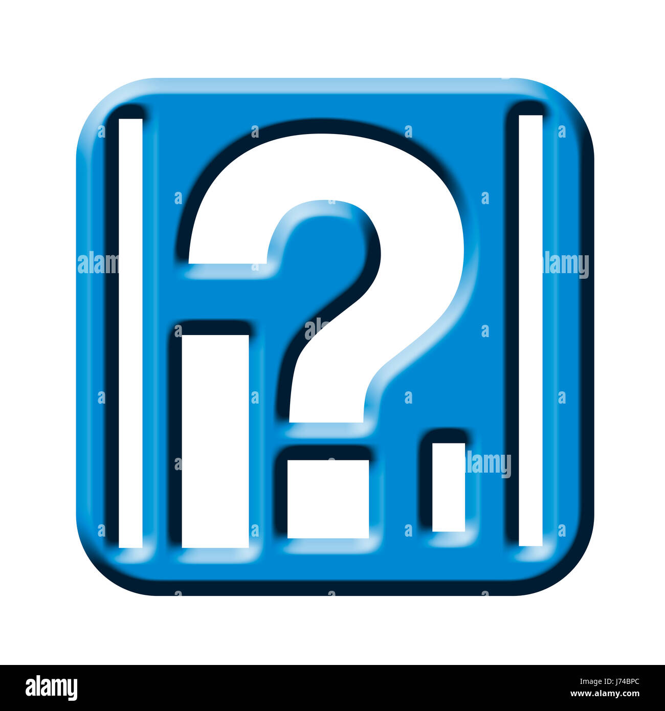 question mark button Stock Photo Alamy