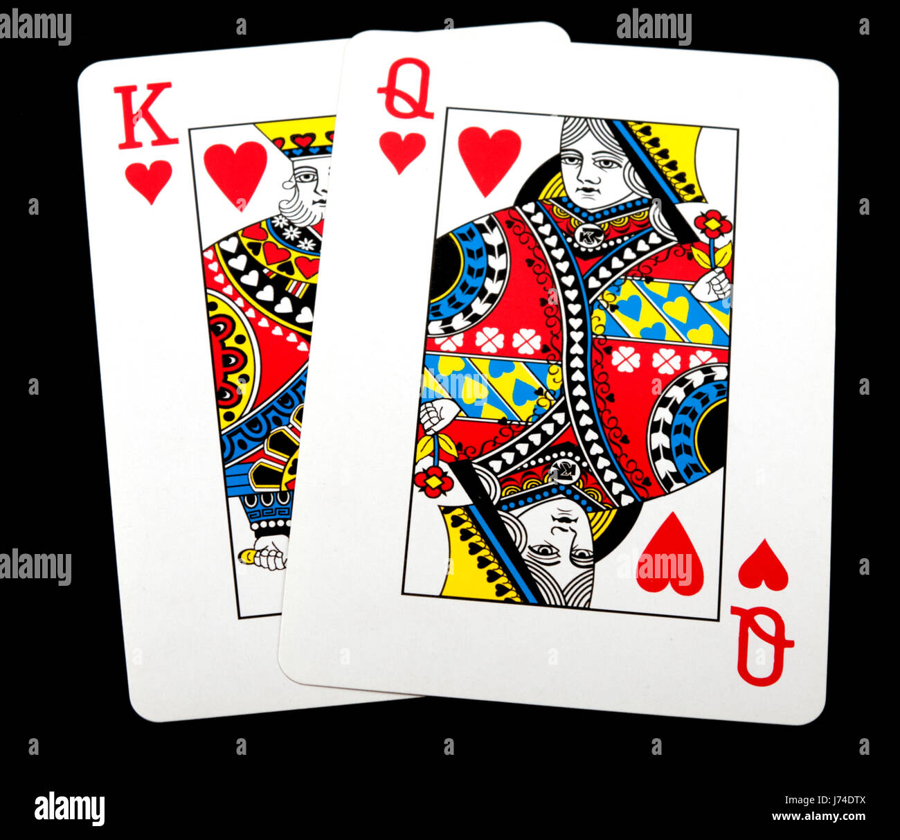 Queen of hearts playing card hi-res stock photography and images - Alamy