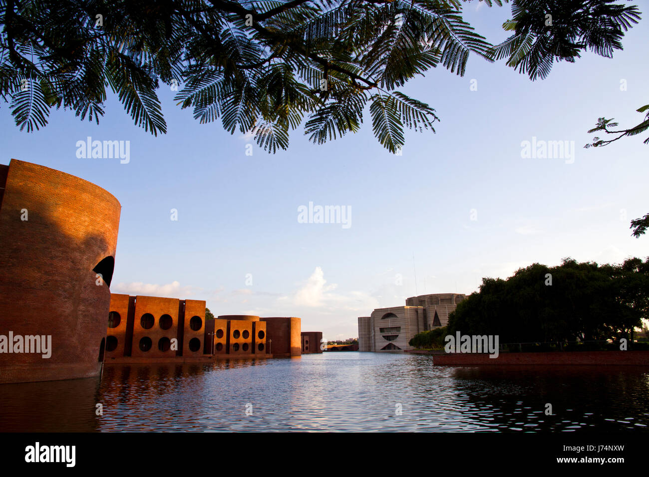 The National Assembly Building of Bangladesh or Jatiyo Sangsad Bhaban