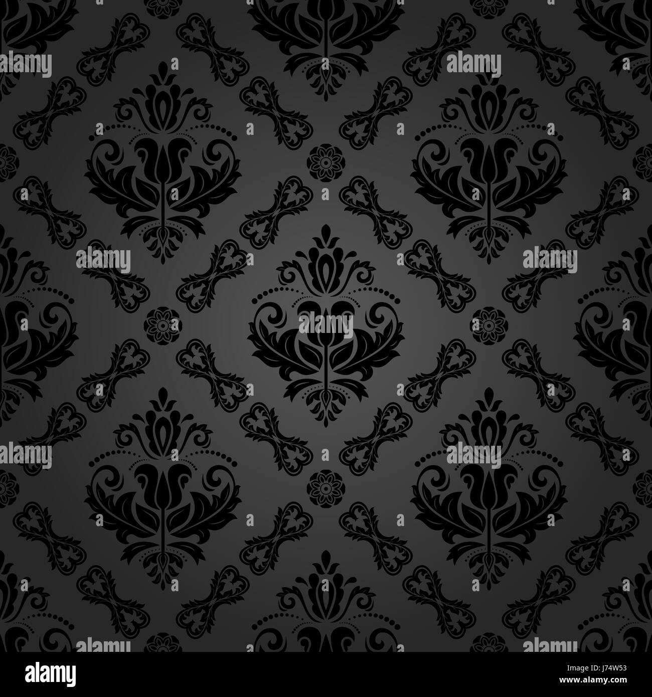 Seamless Damask Background Stock Photo Alamy