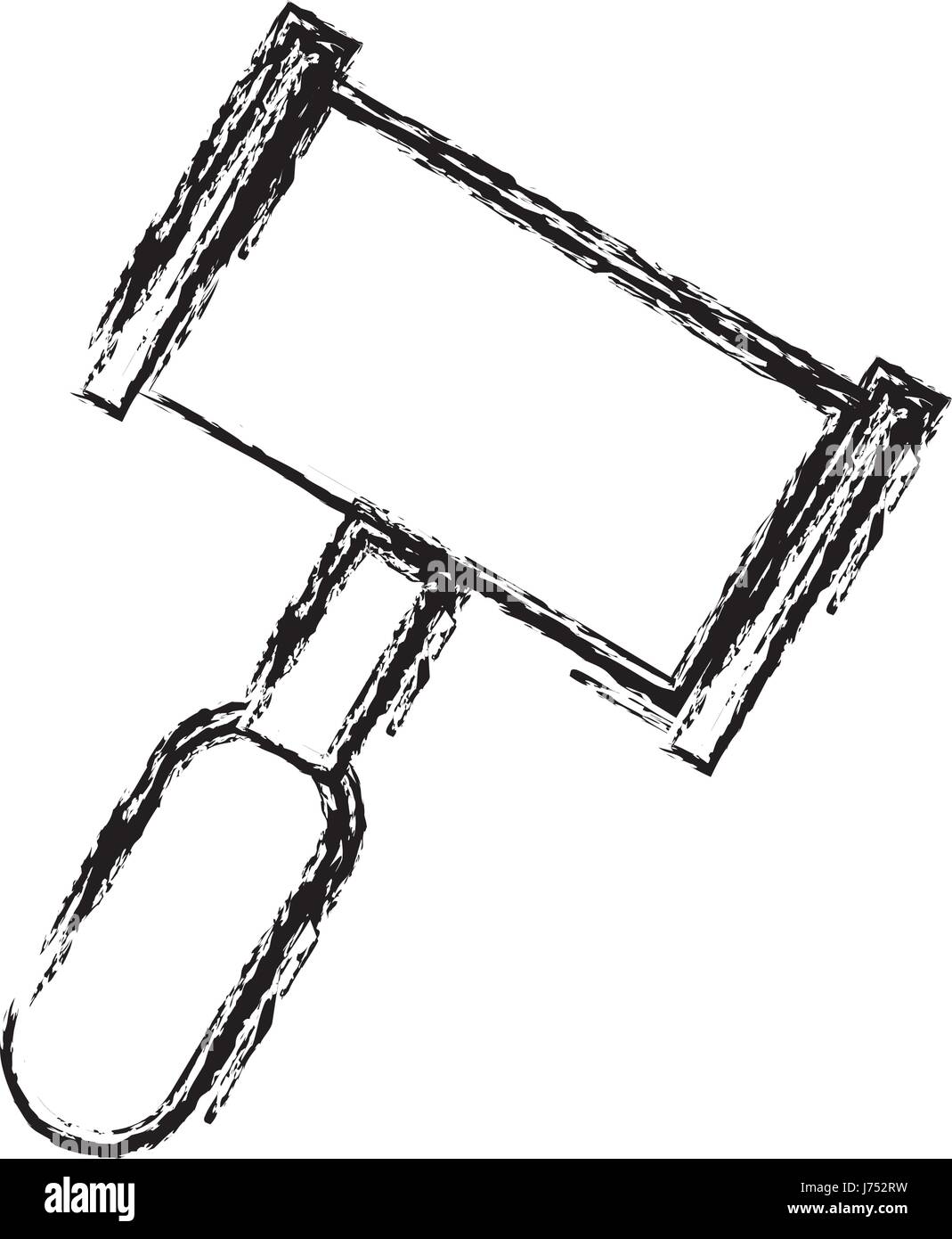 hammer law icon Stock Vector Image & Art Alamy