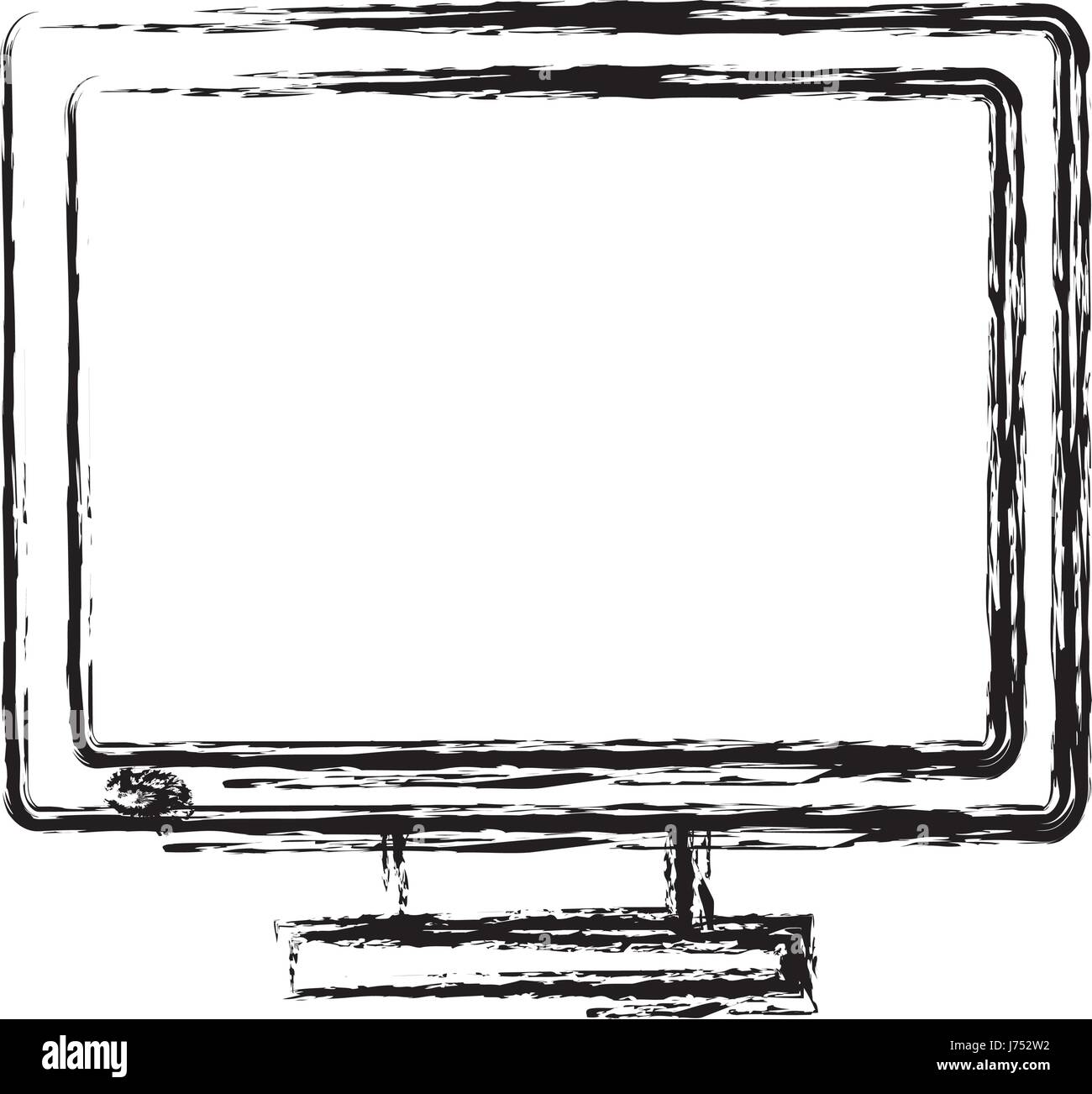 computer monitor icon Stock Vector Image & Art - Alamy