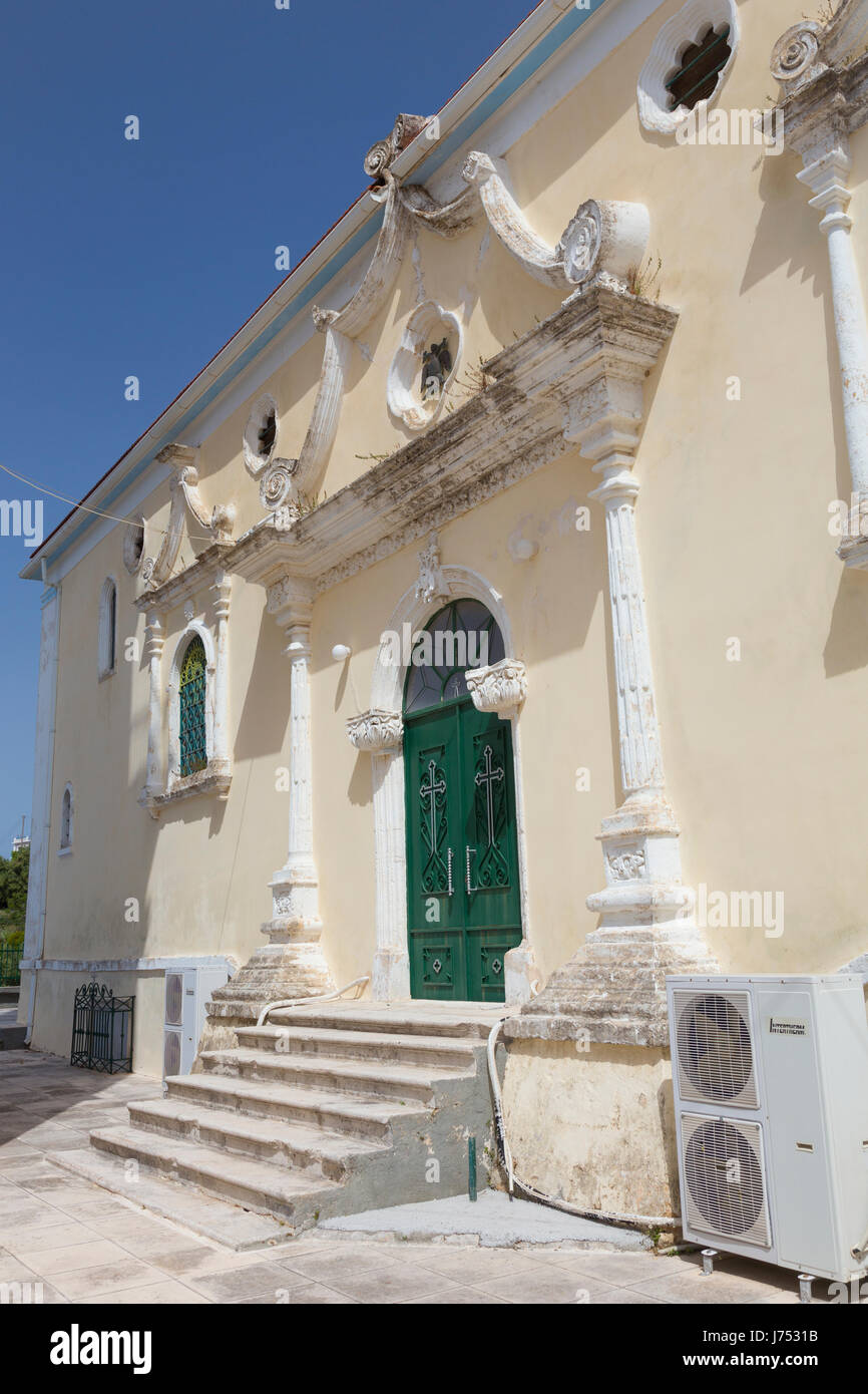 Church of the Theotokos Koimisis, Metaxata, Kefalonia Stock Photo