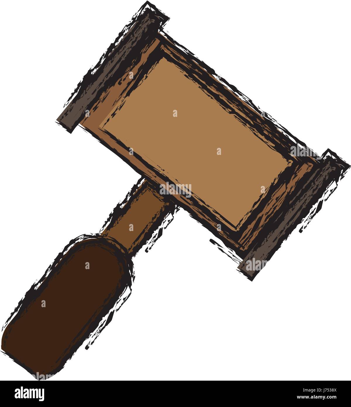 hammer law icon Stock Vector Image & Art Alamy