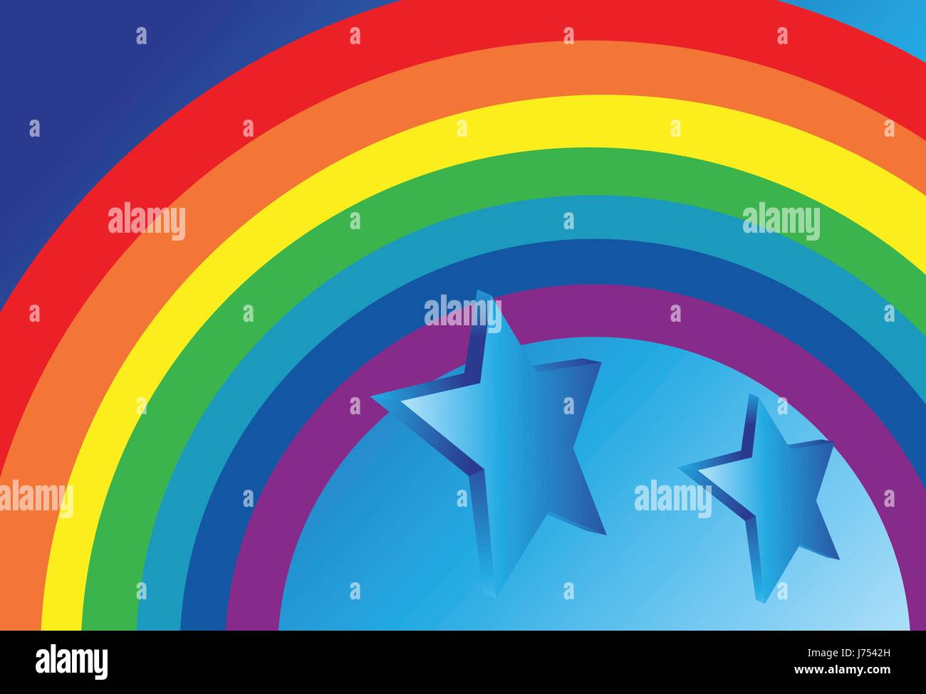 rainbow stars asterisks firmament sky backdrop background beautiful