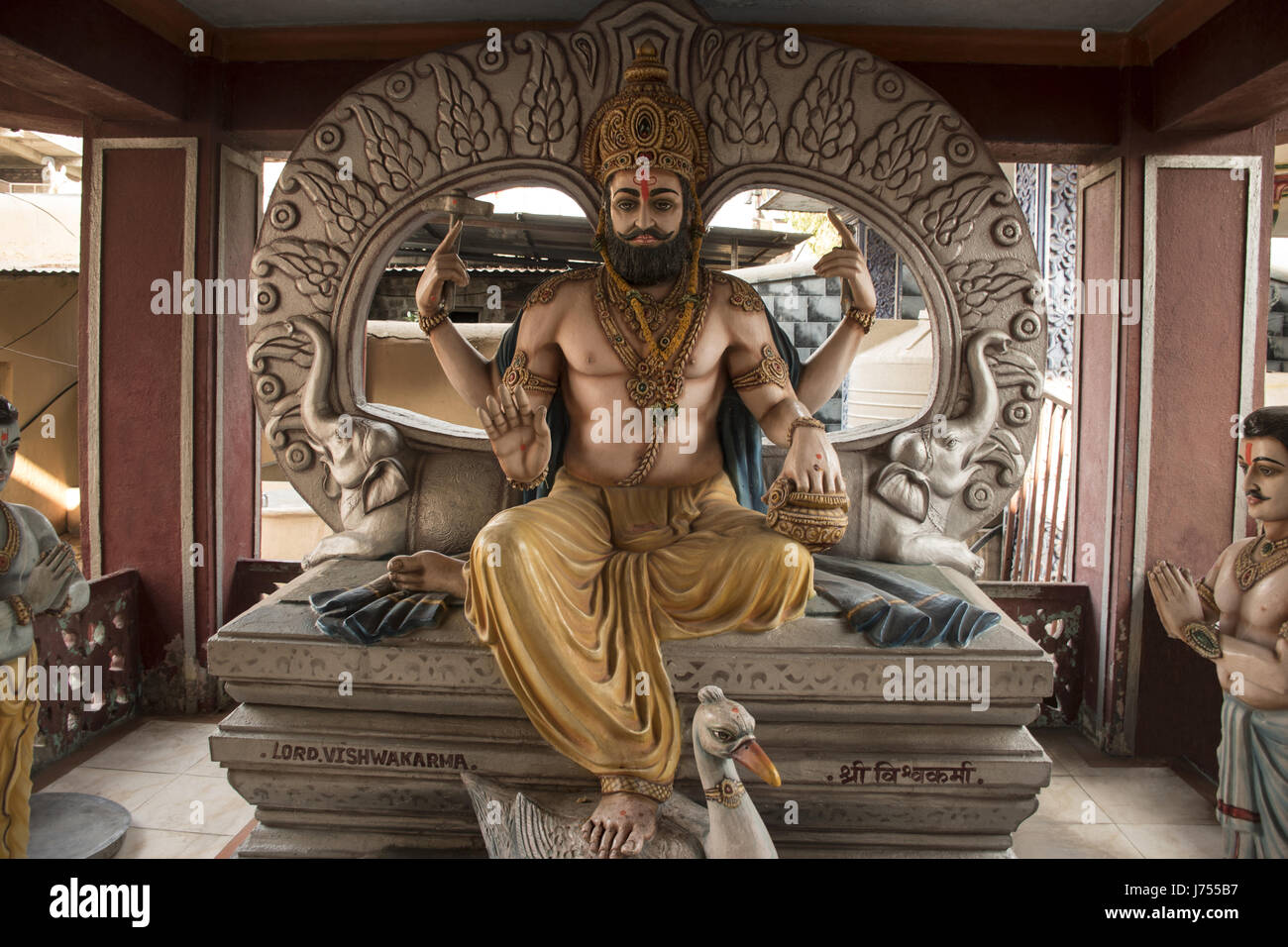 Lord vishwakarma hi-res stock photography and images - Alamy