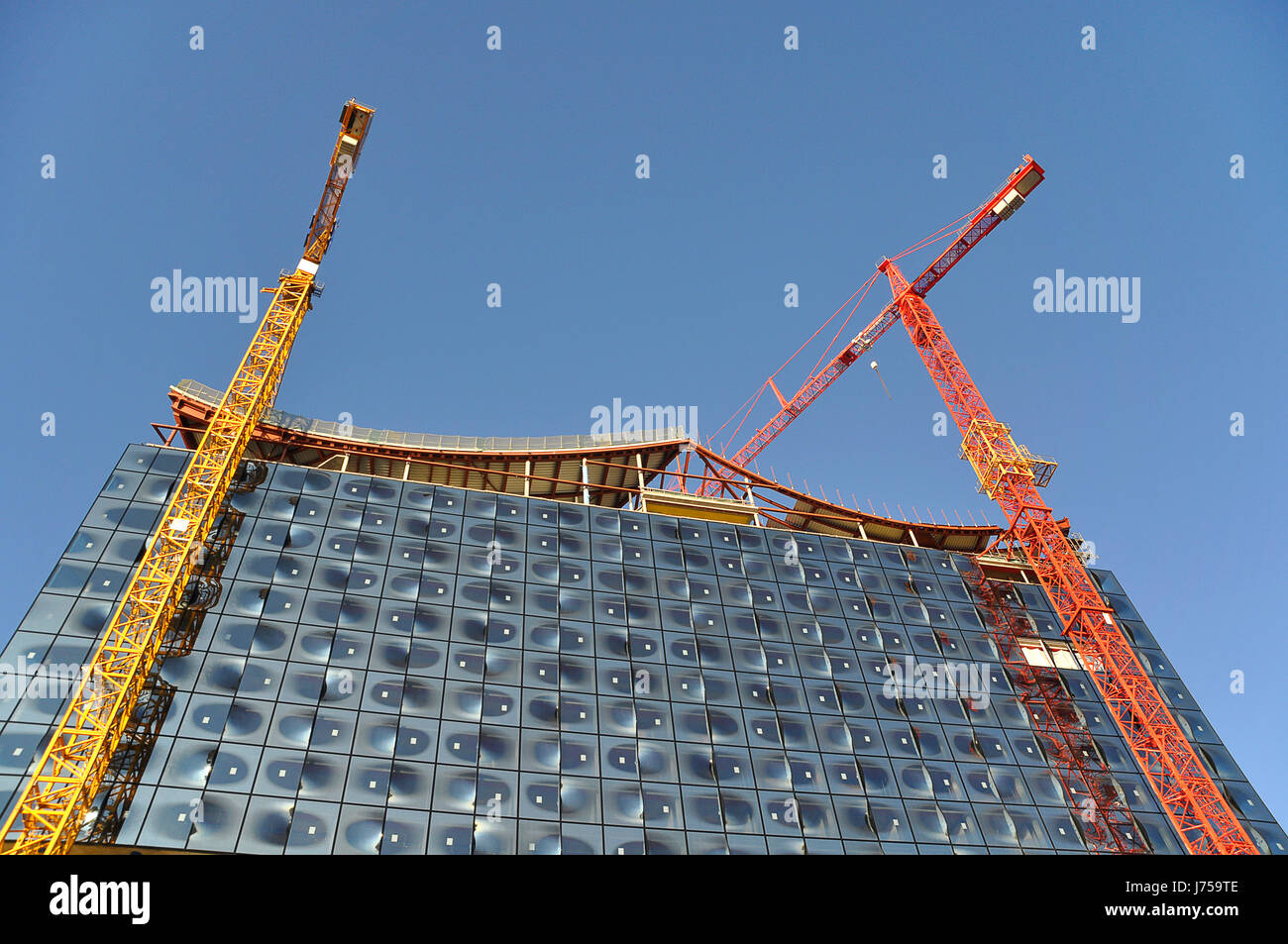 new harbor harbours expensive building buildings music new harbor new building Stock Photo