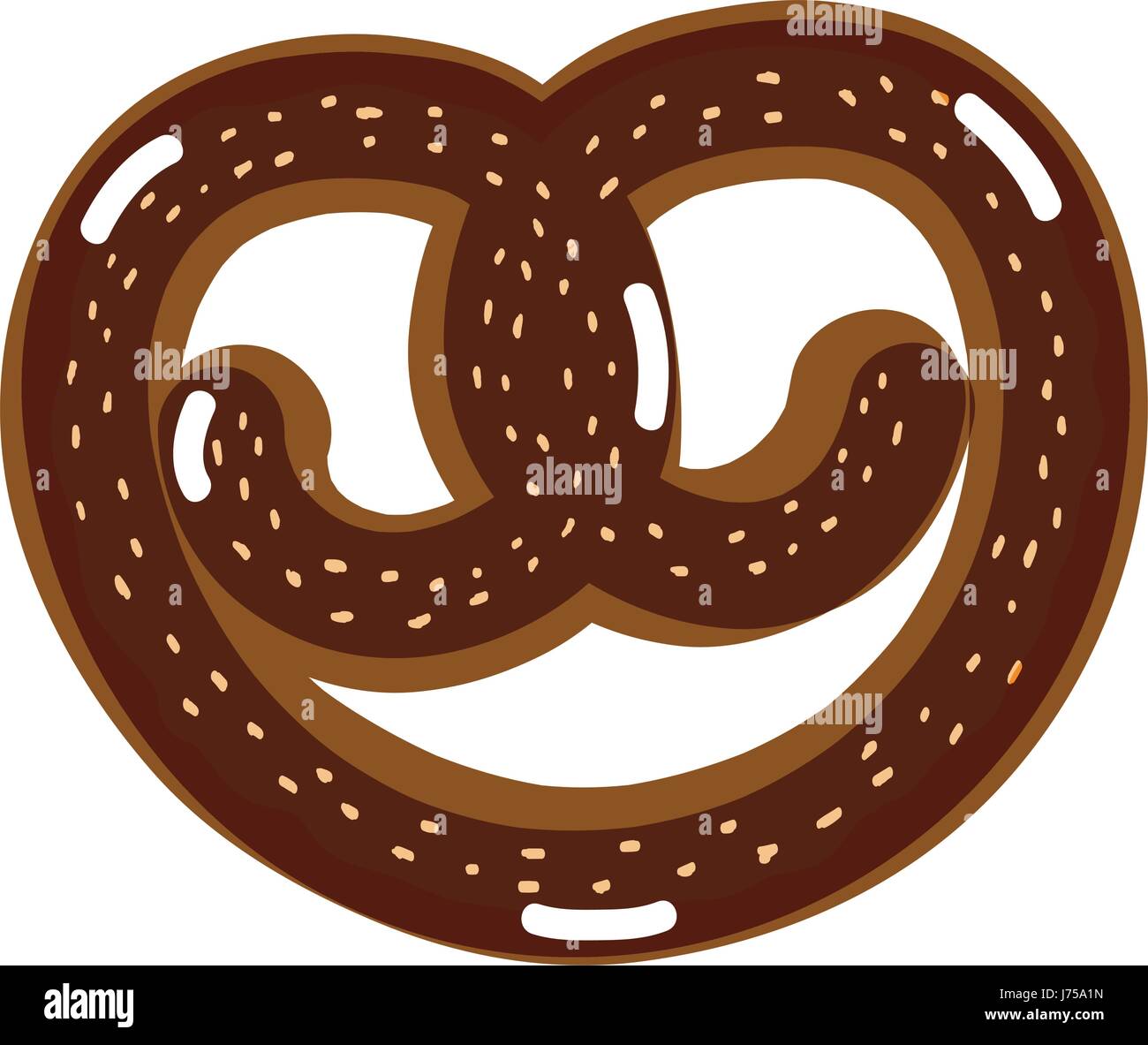 delicious bakery pretzel bread Stock Vector Image & Art - Alamy