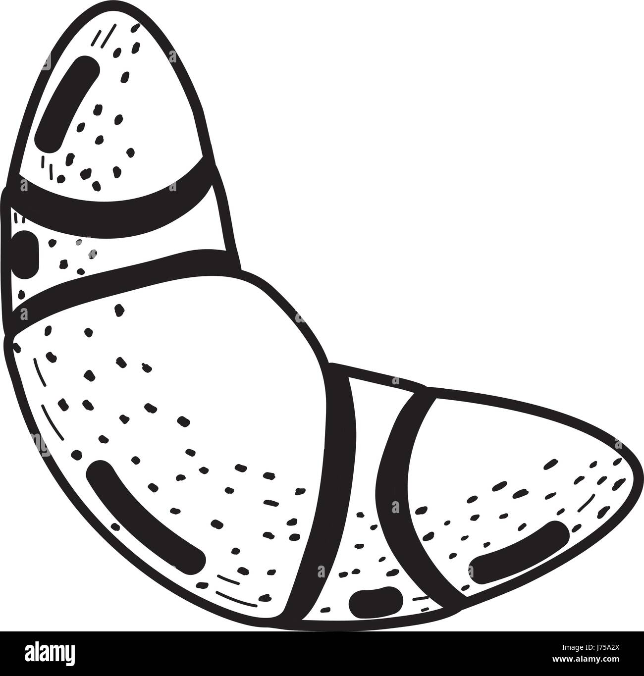 silhouette delicious bakery croissant bread Stock Vector Image & Art ...