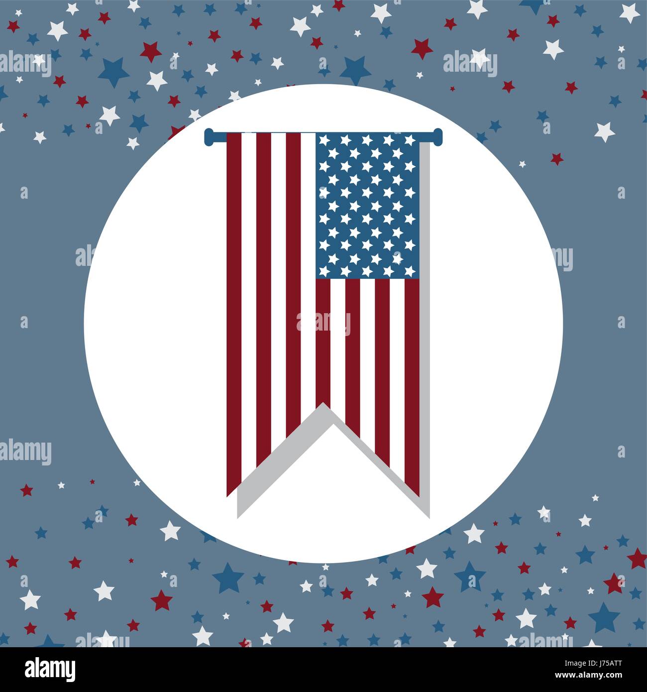 independence day with flag decoration design Stock Vector Image & Art ...