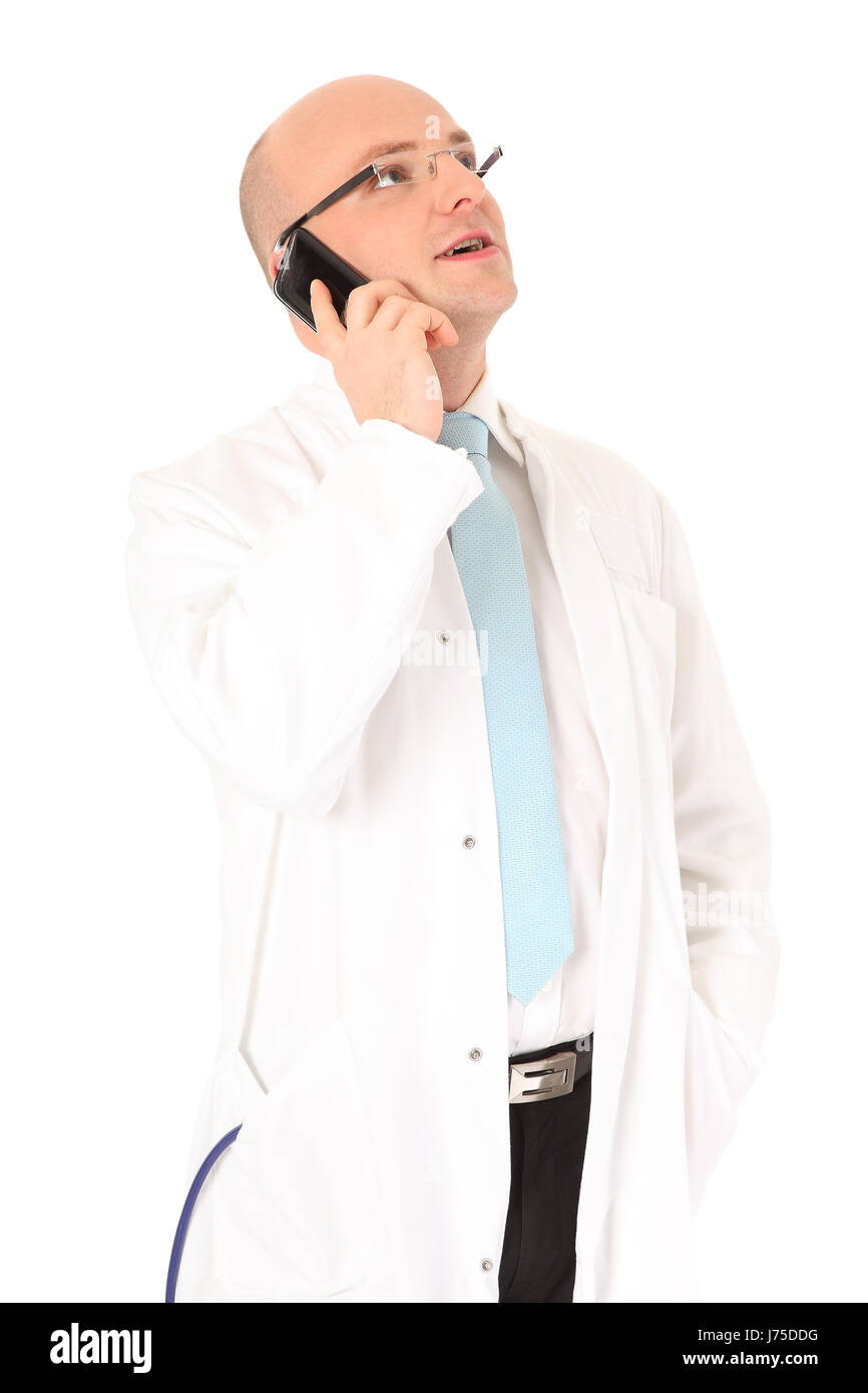 Doctor with smock and tie hi-res stock photography and images - Alamy