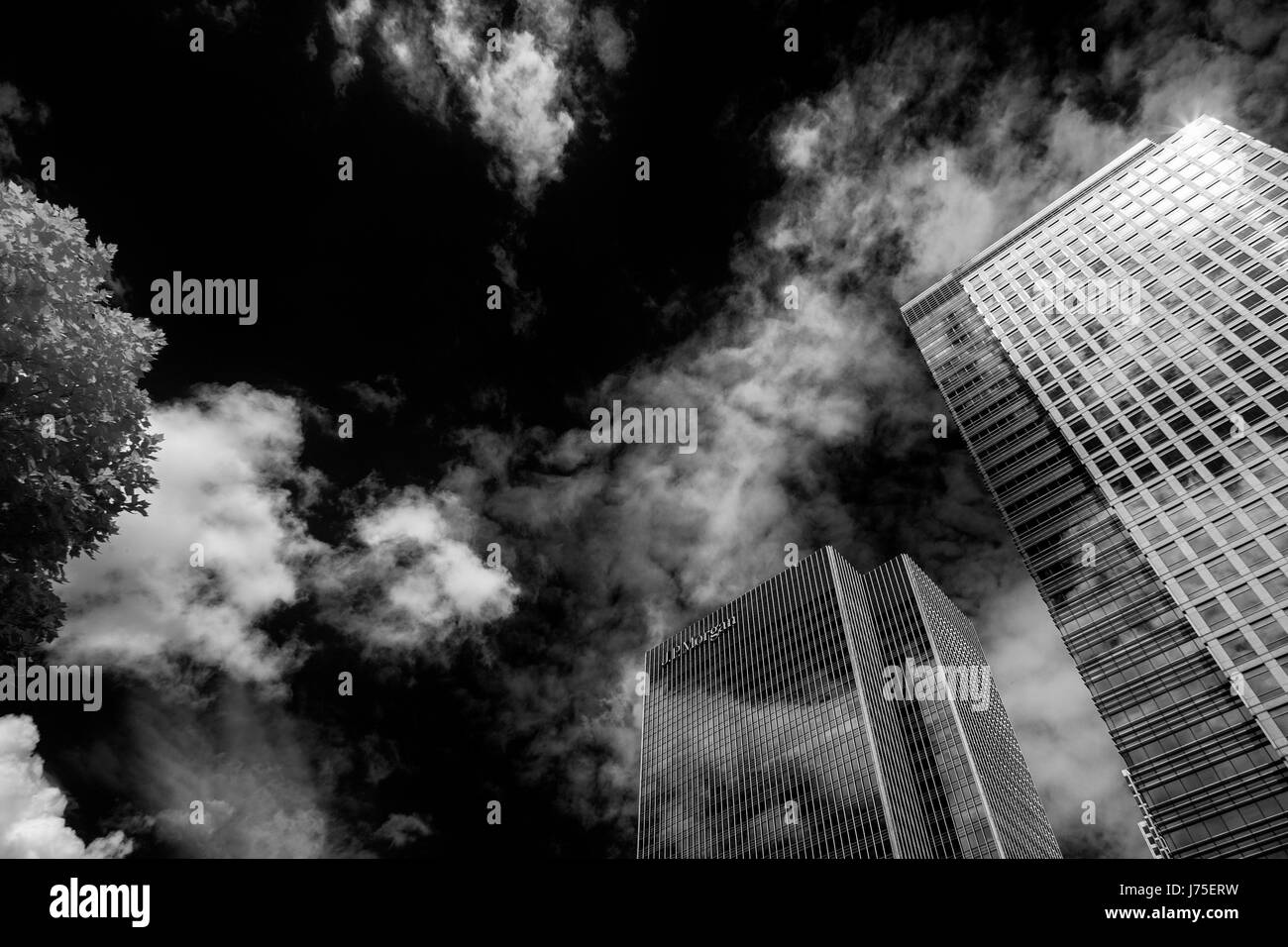 Tall high rise Black and White Stock Photos & Images - Alamy