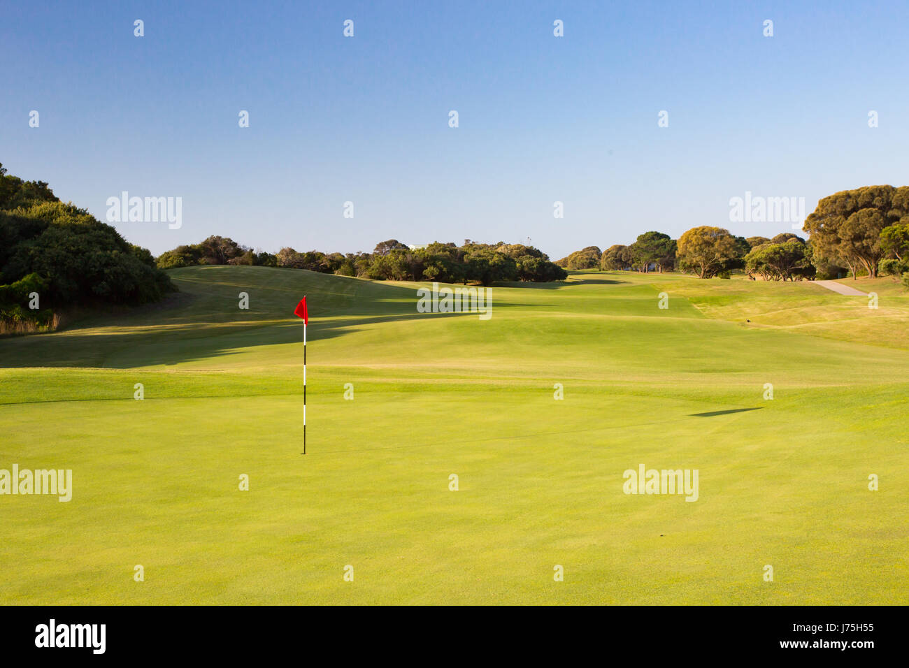 Mornington Peninsula Golf Course Stock Photo Alamy