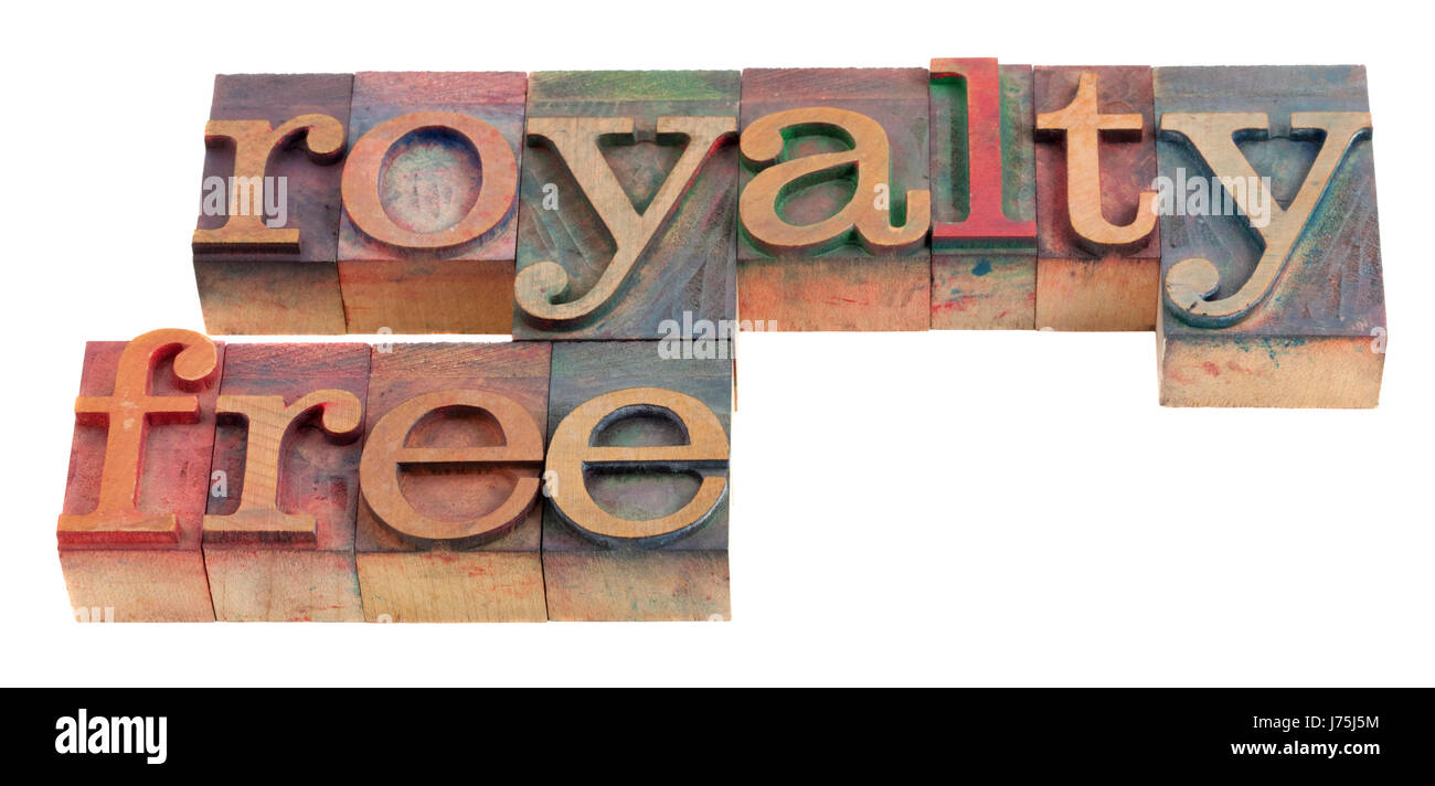 Free Copyright License Contract Type Model Build Wood Vintage Word