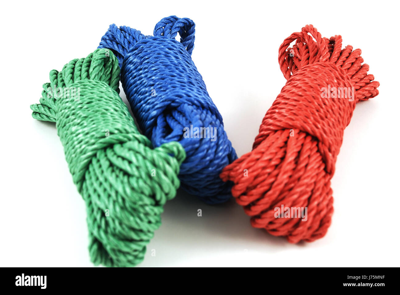 rope knot blue green cord loop threads coil cotton nylon rope red twine