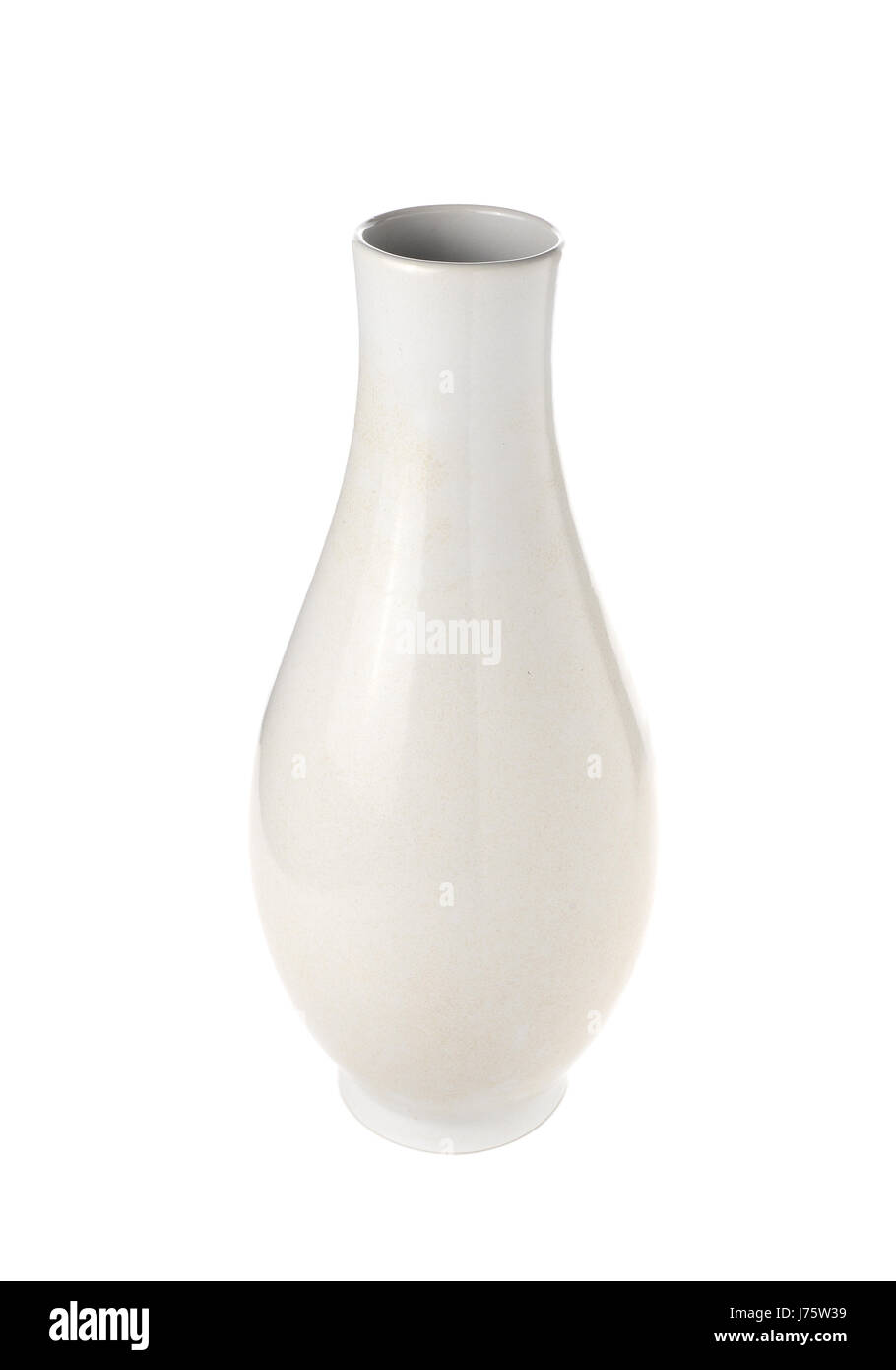 White ceramic bottle on white background Stock Photo - Alamy