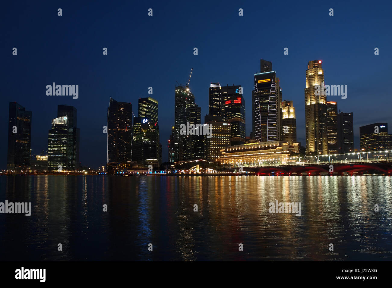 singapore skyline Stock Photo