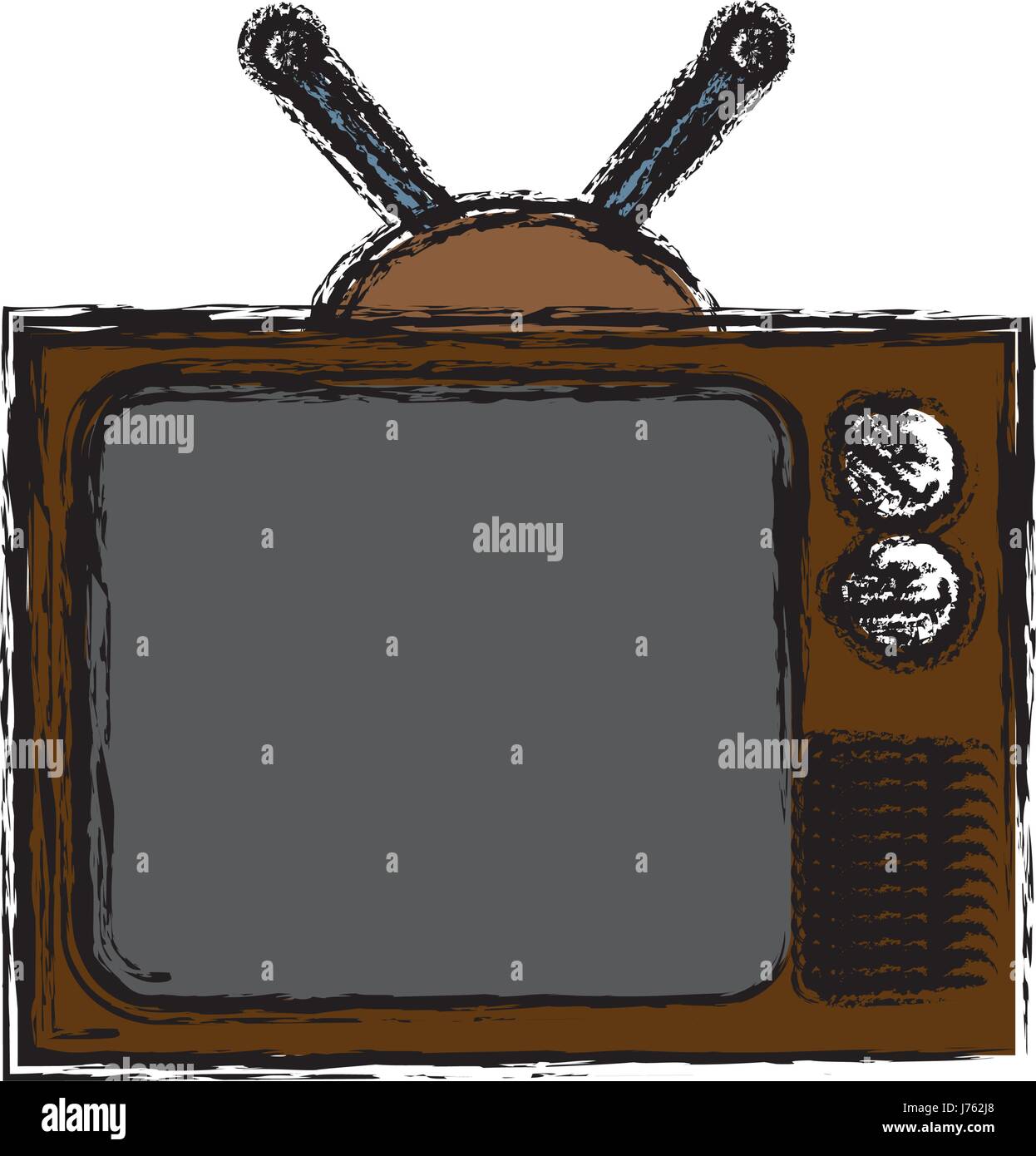 retro television icon Stock Vector Image & Art - Alamy