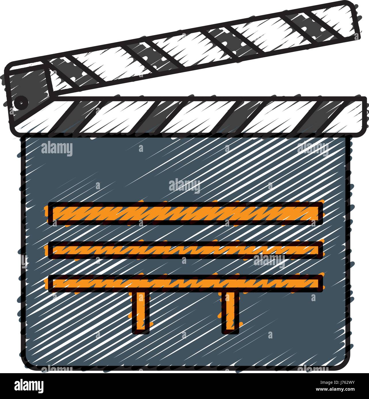 clapboard icon image Stock Vector Image & Art - Alamy