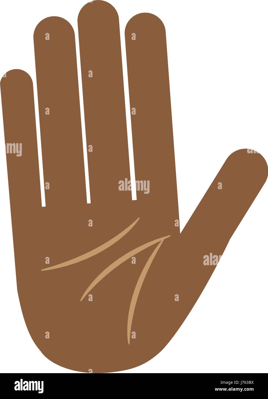 human hand icon Stock Vector Image & Art - Alamy