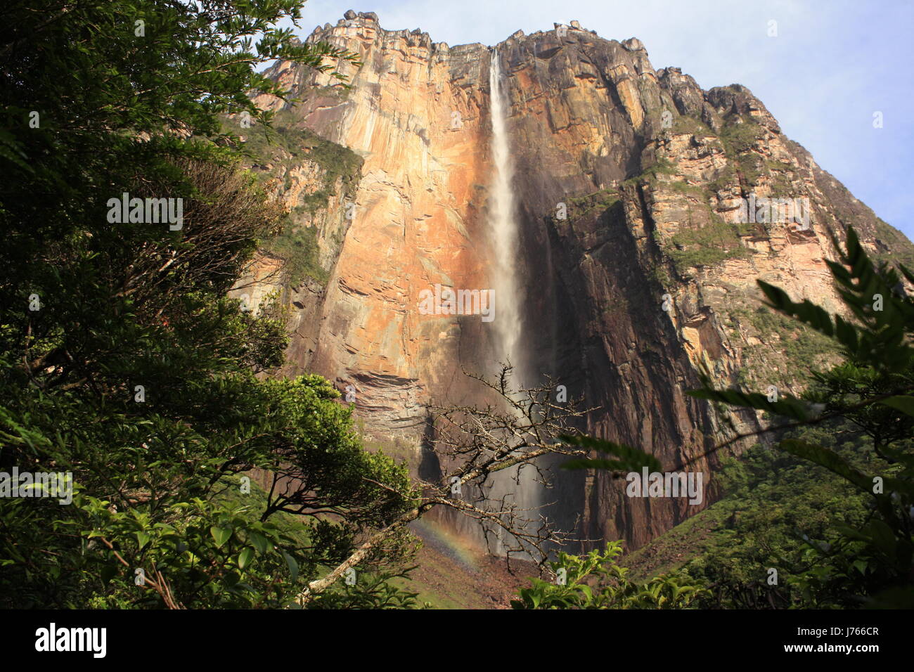 waterfall south america fishing rod venezuela somersault water