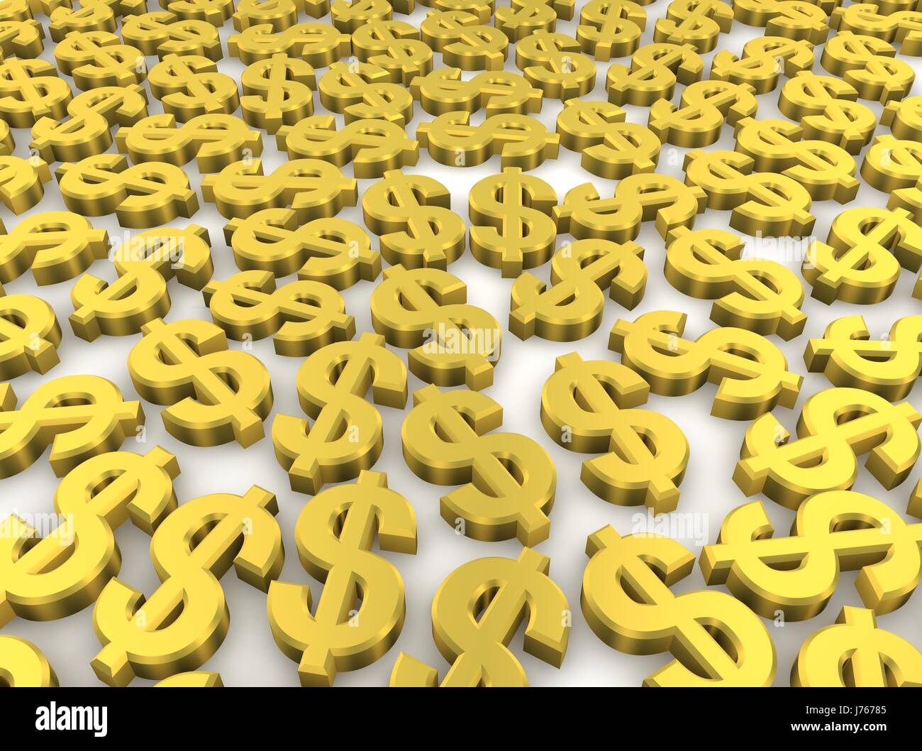 dollar dollars currency golden finance backdrop background gold money isolated Stock Photo