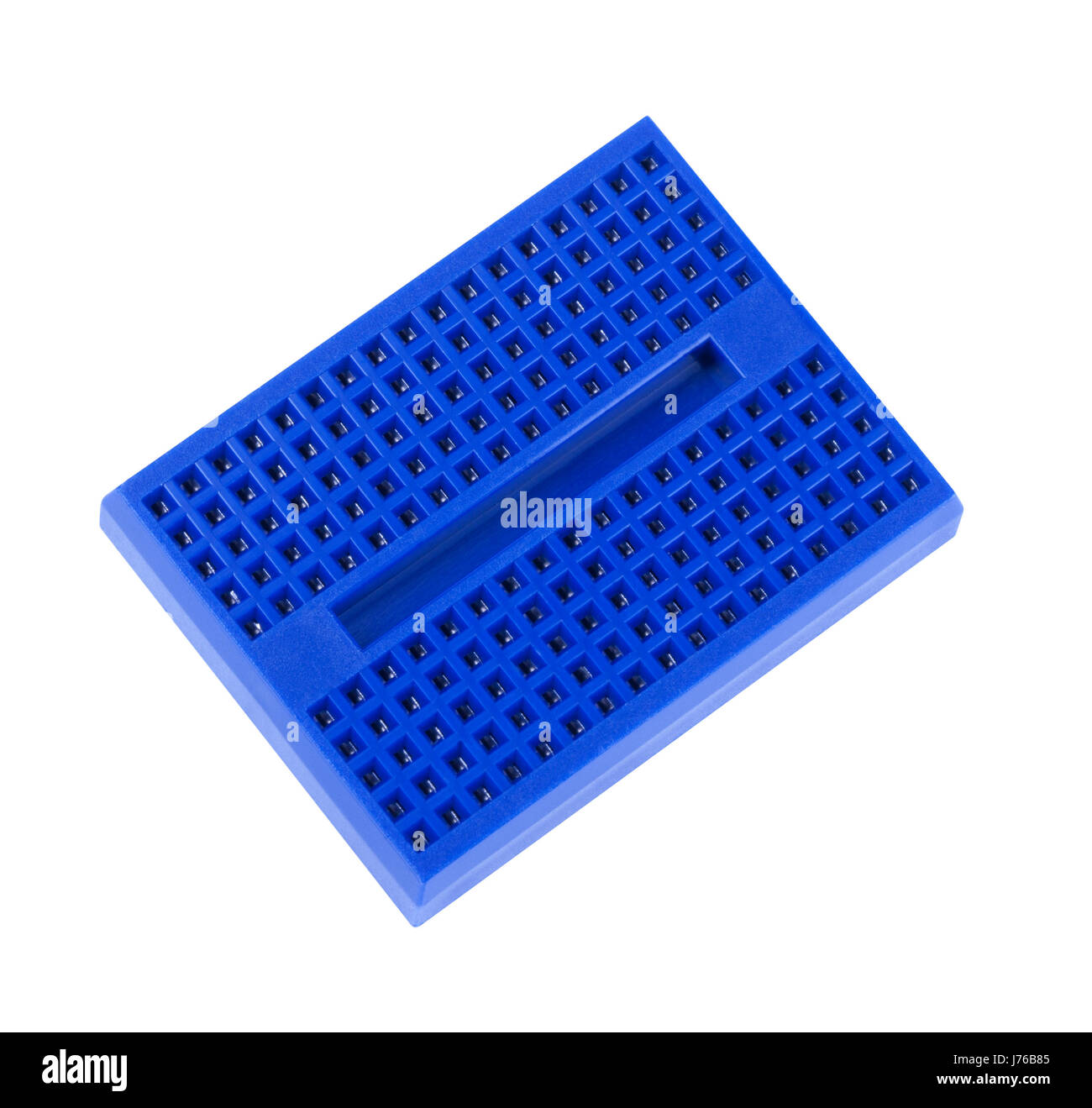 Mini Solderless Prototype Breadboard isolated Stock Photo - Alamy