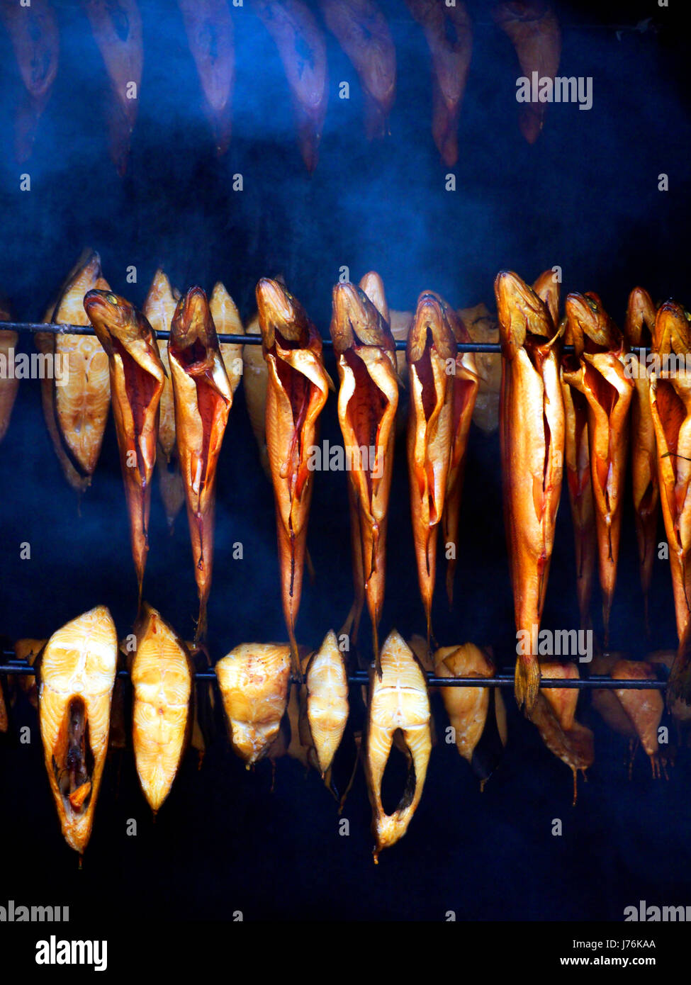 smoked fish in the oven Stock Photo Alamy