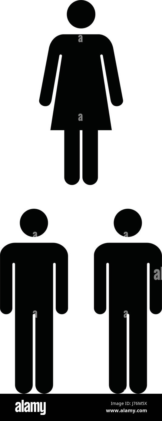 People Icon - Vector Group of Men and Women Team Symbol for Business ...