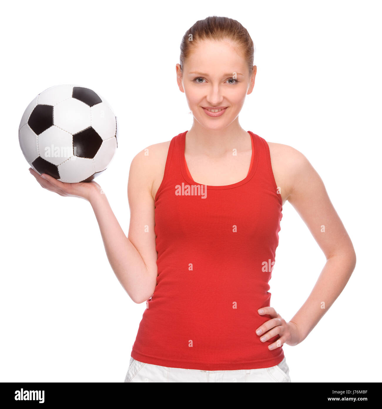Soccer girls carry hires stock photography and images Alamy