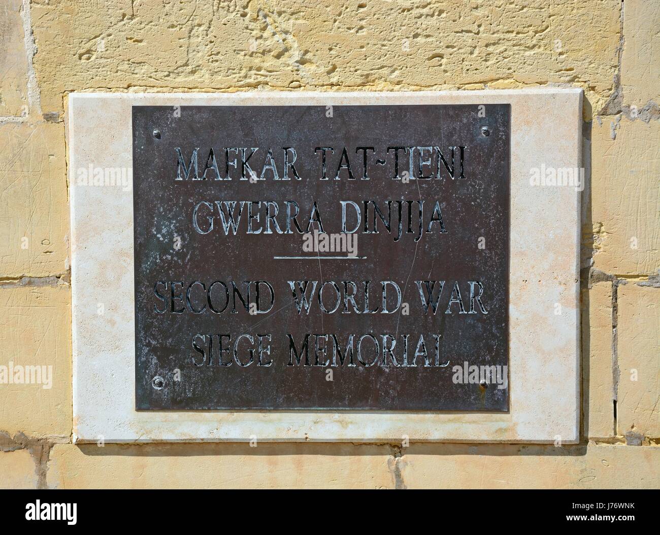 Malta plaque hires stock photography and images Alamy