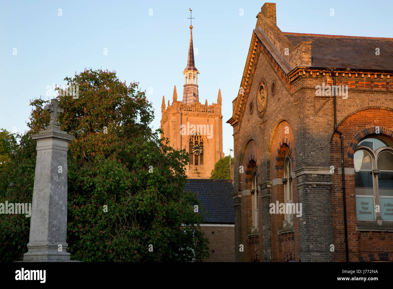Church spire norfolk hi-res stock photography and images - Alamy