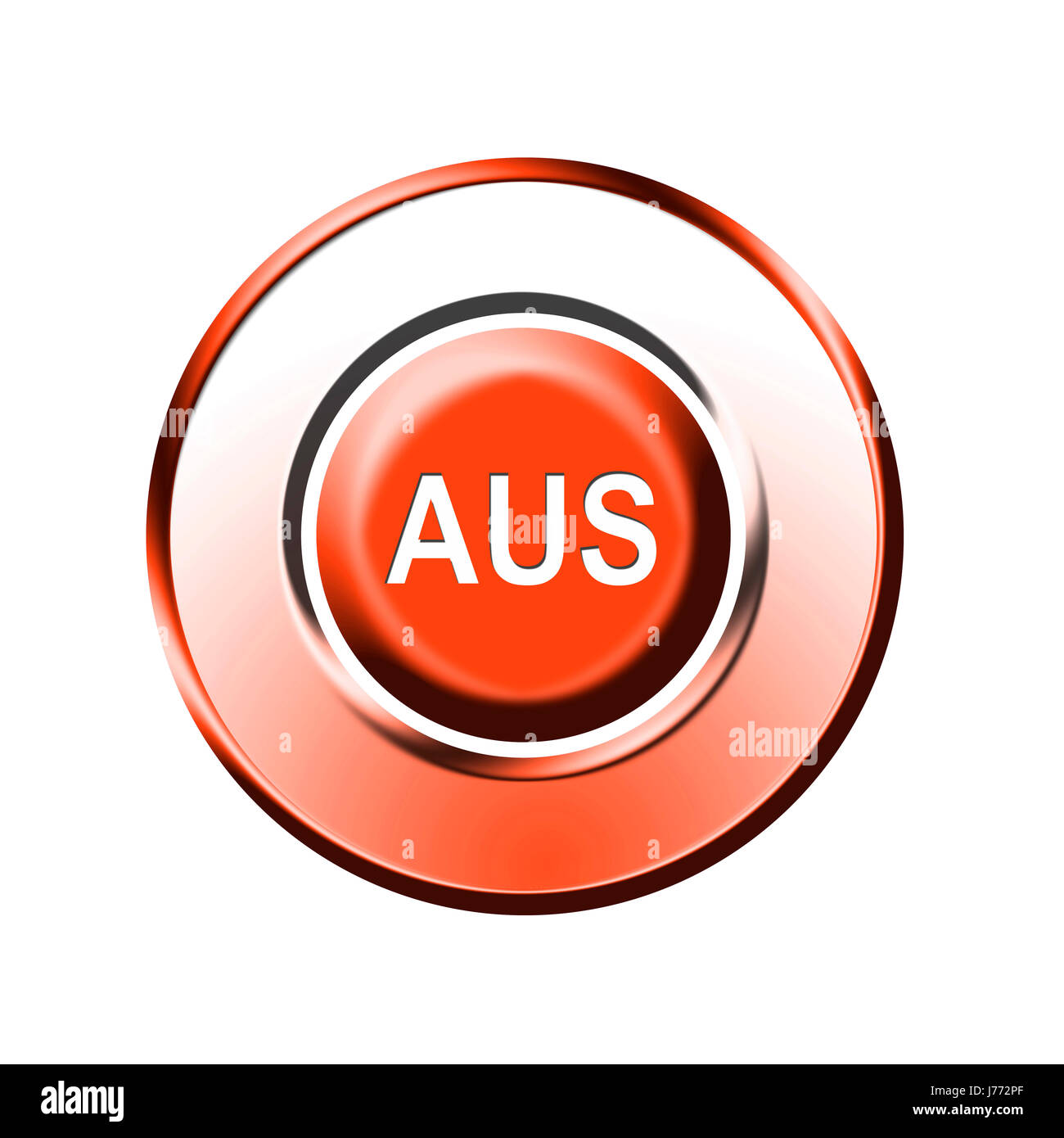 switch out button symbolism turn off stop sign signal isolated optional Stock Photo Alamy