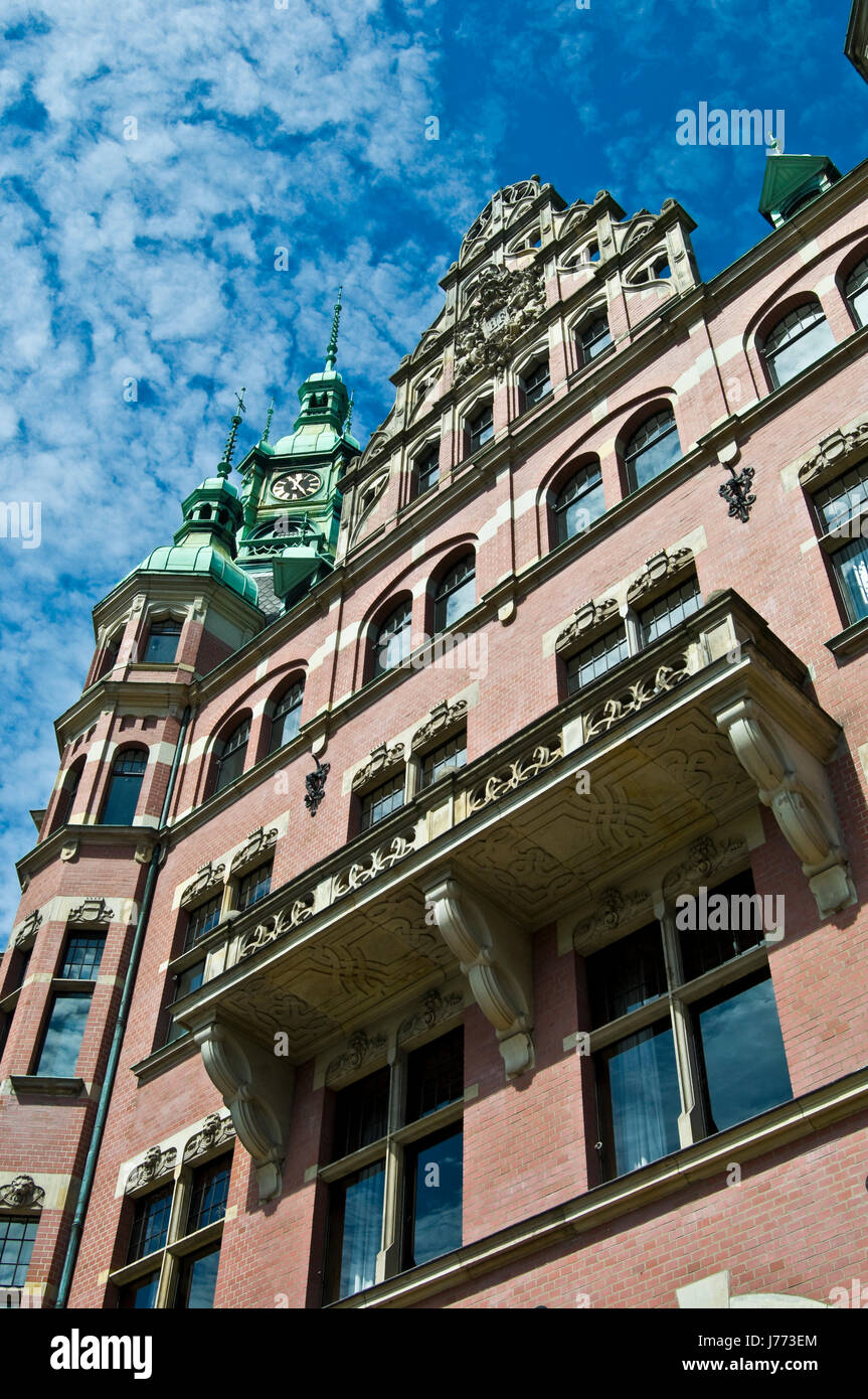 germany german federal republic hamburg warehouse port storage old ...