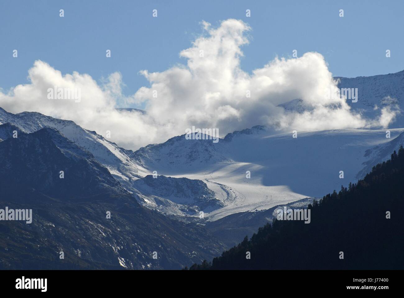 south tyrol glacier mountain scenery countryside nature south tyrol mood Stock Photo