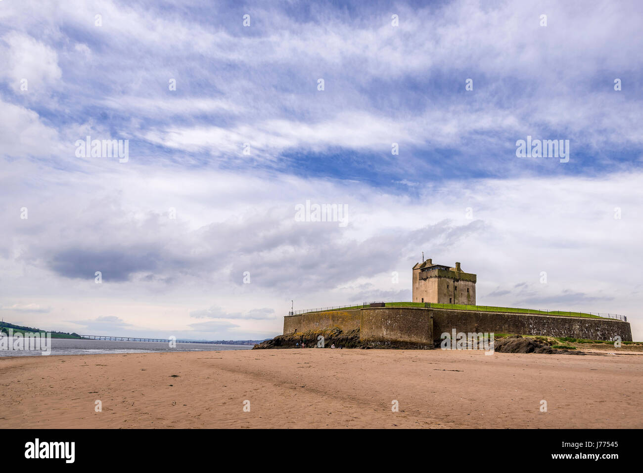 Broughty Ferry Castle Stock Photo Alamy