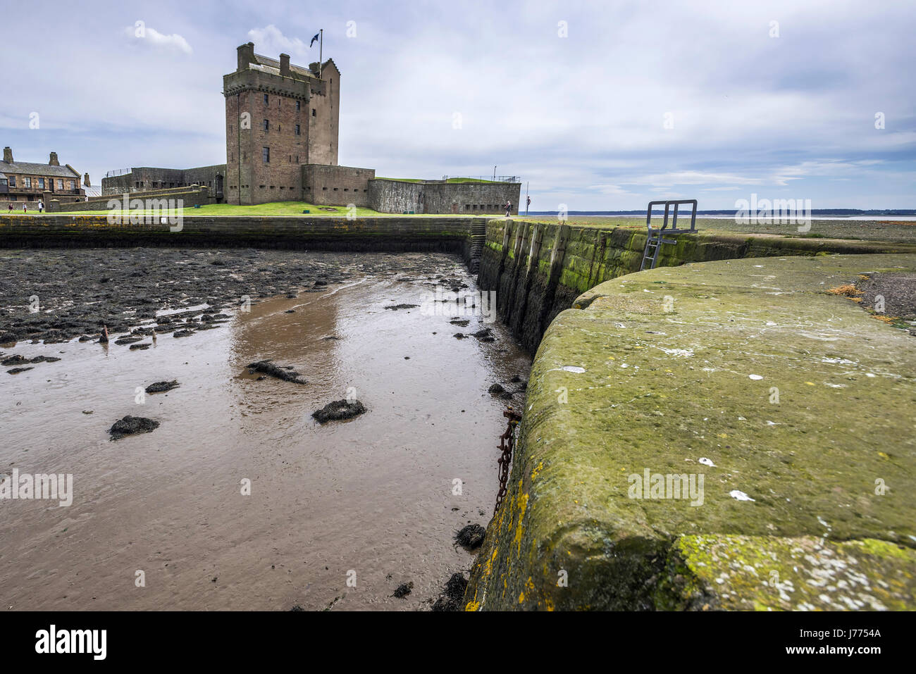 Broughty Ferry Castle Stock Photo Alamy