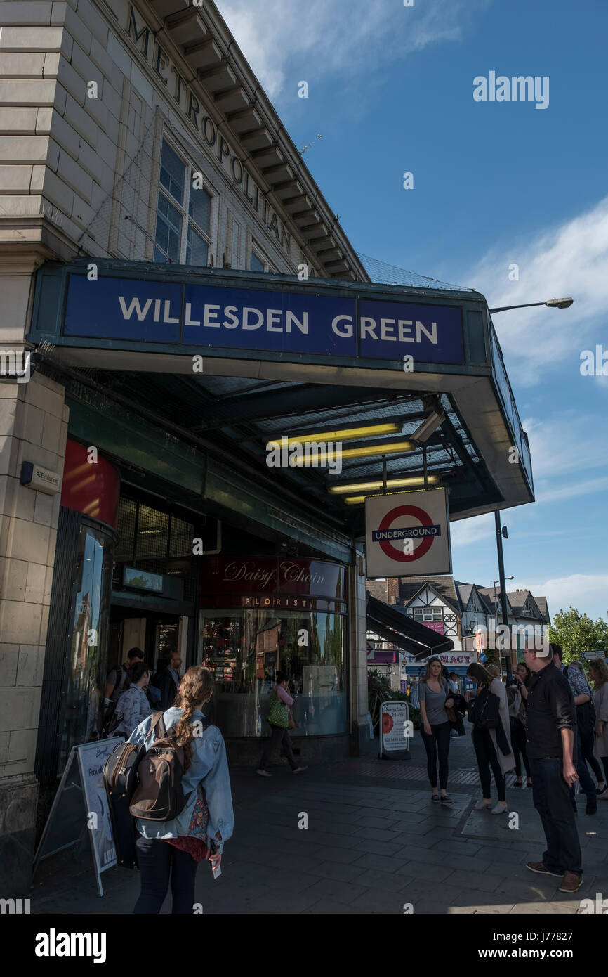 Willesden Green station Stock Photo