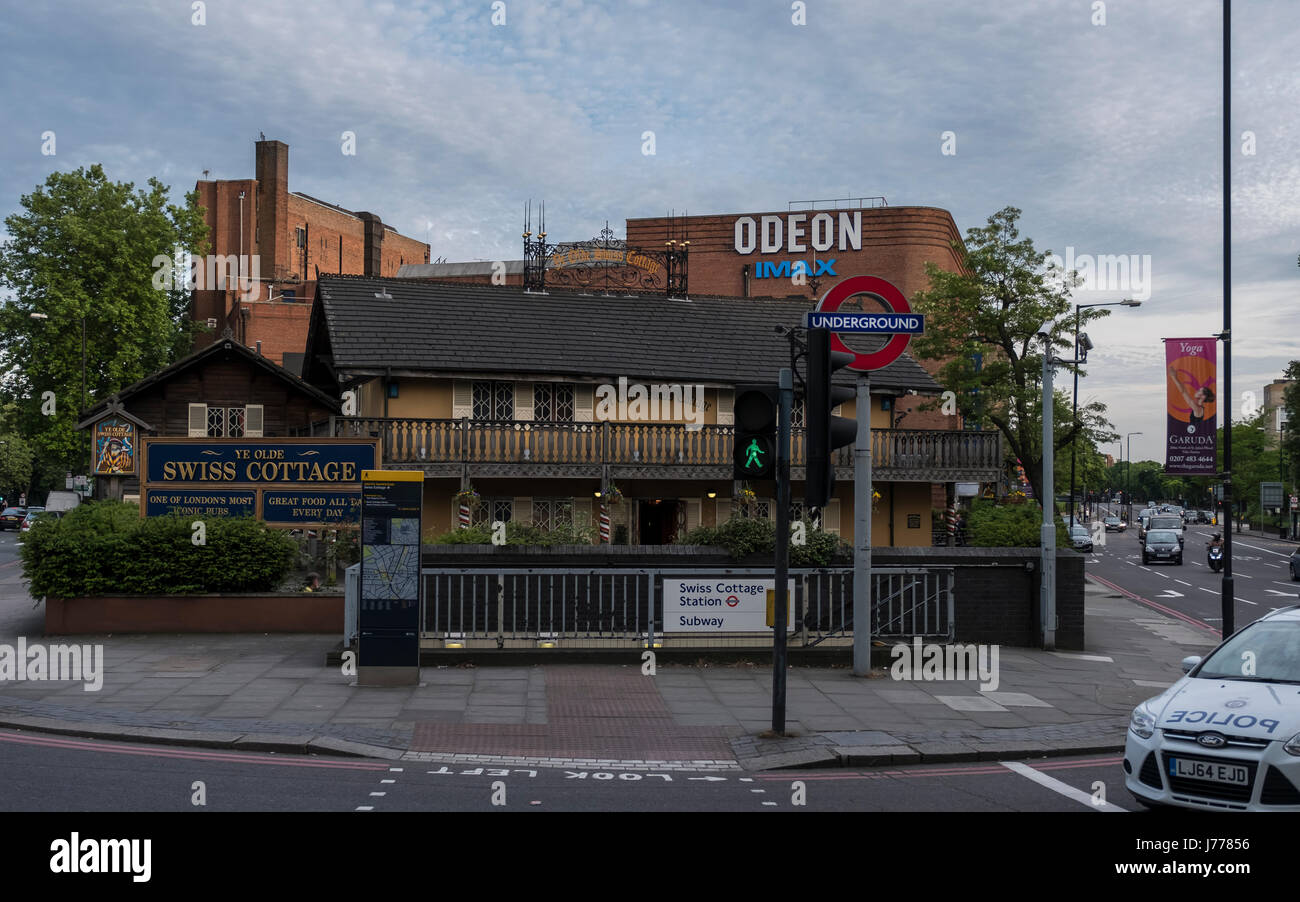 Swiss Cottage Station Stock Photo 142145618 Alamy