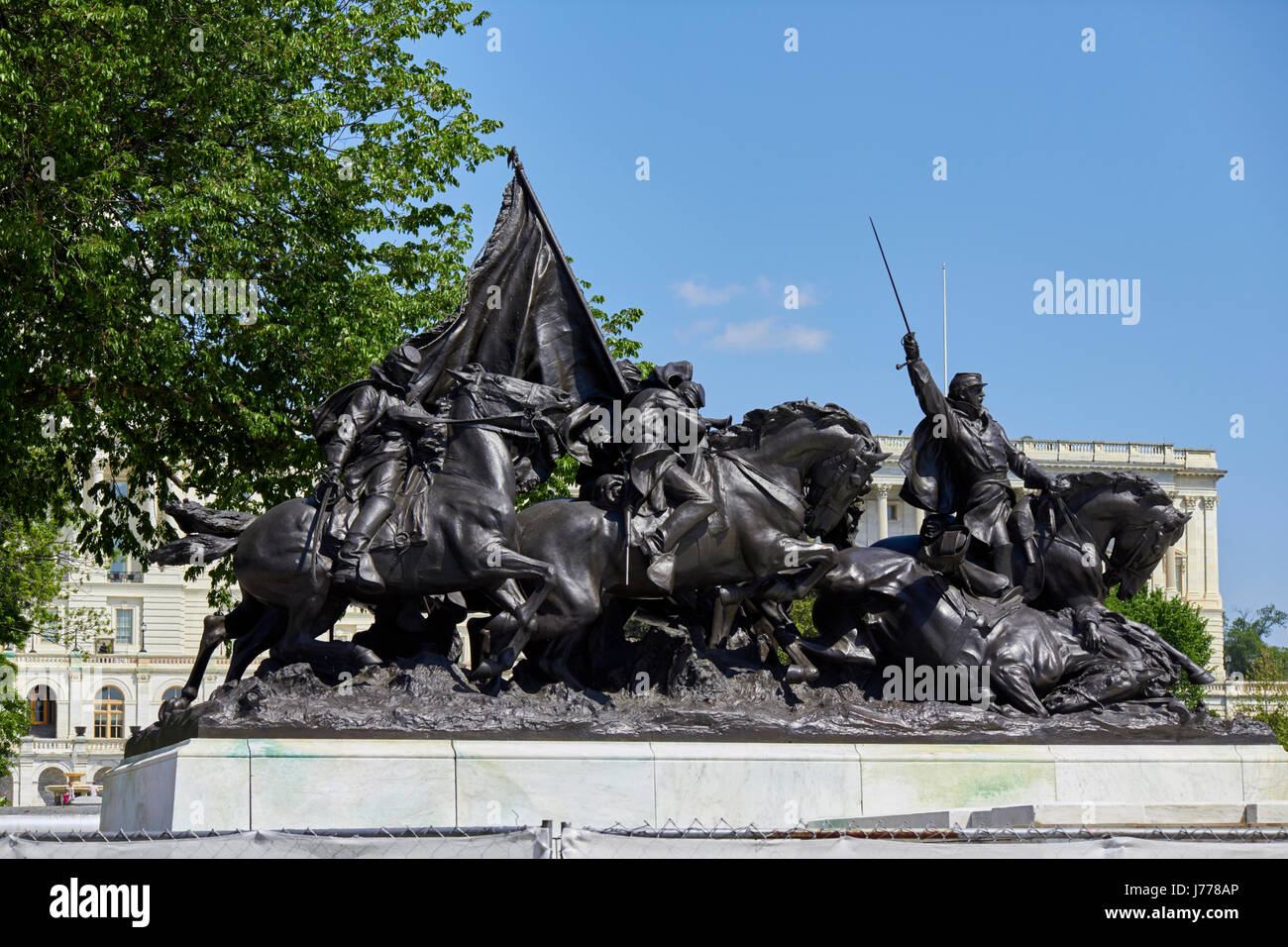 cavalry group at the ulysses s grant memorial Washington DC USA Stock Photo