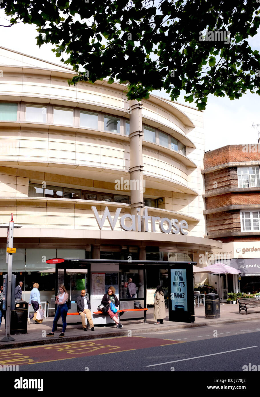 Waitrose supermarket in Surbiton South West London UK -  Surbiton is a suburban area of south-west London Stock Photo