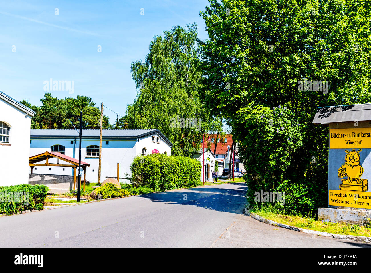 Wünsdorf - Bücher- und Bunkerstadt in Brandenburg nahe Berlin; Wuensdorf, booktown near Berlin Stock Photo