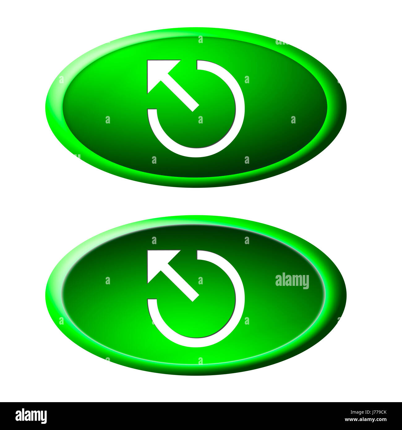 illustration direction button back pictogram symbol pictograph trade ...
