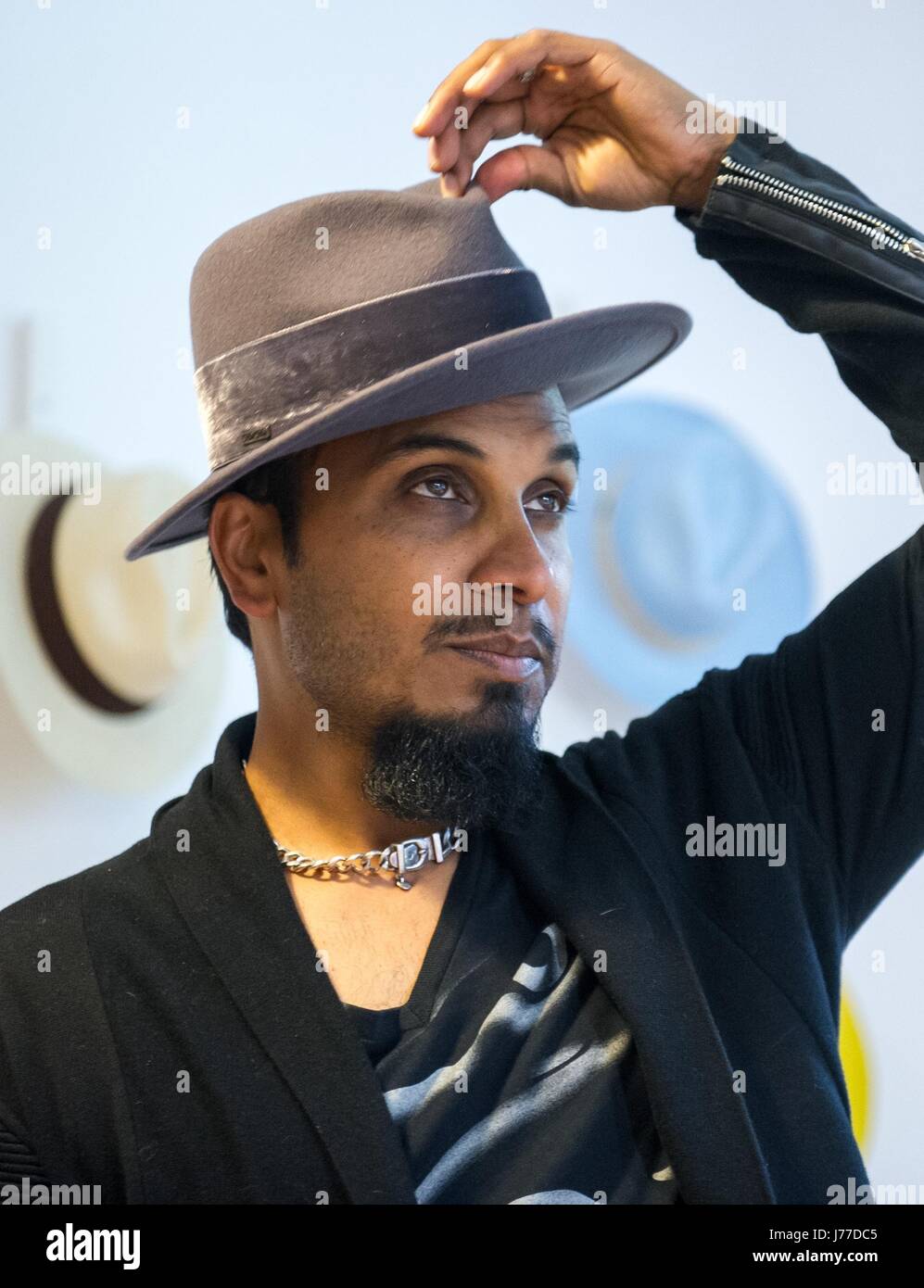 Warsaw, Poland. 23rd May, 2017. Reggie Benjamin, Indian-American pop ...