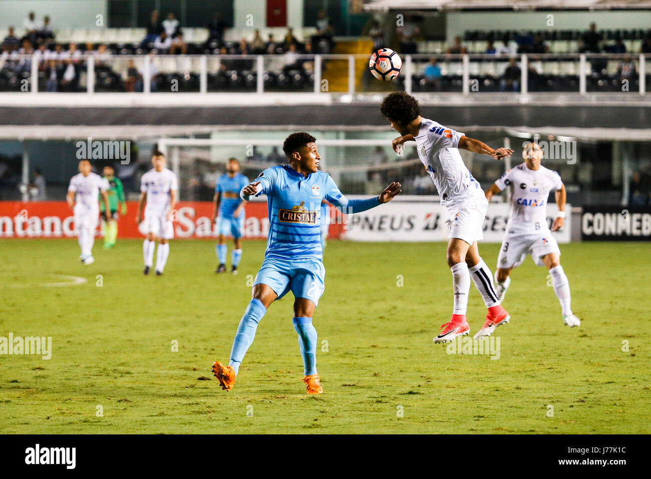 Sao Paulo Sp 23 05 2017 Santos X Sporting Cristal Vicotr Ferraz Stock Photo Alamy