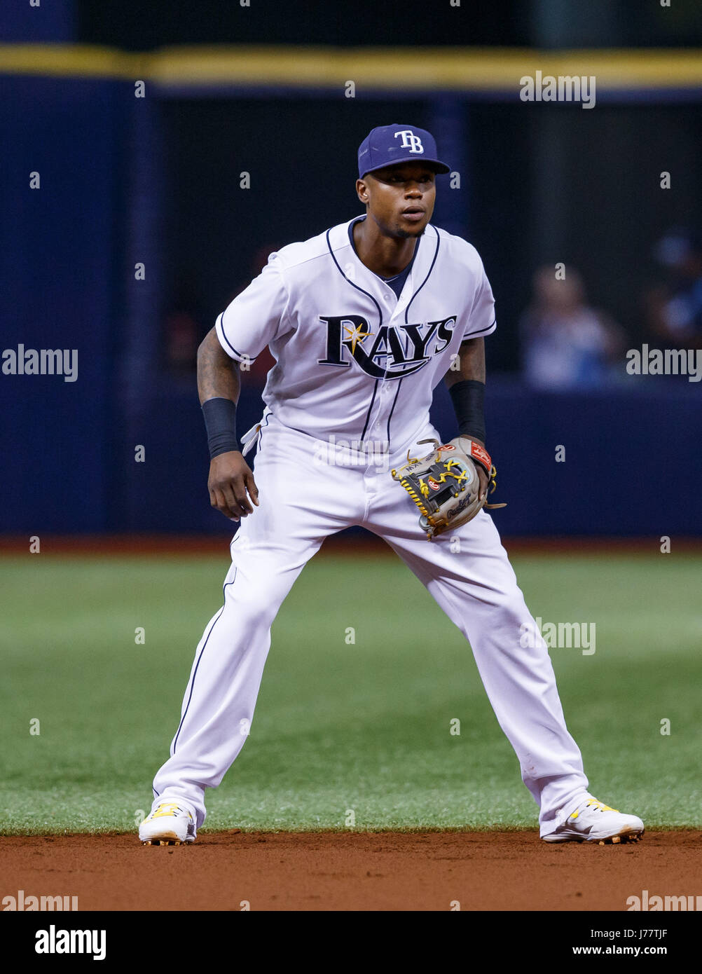 May 23 17 Tampa Bay Rays Shortstop Tim Beckham 1 In The Game Between The Angels And The Rays At Tropicana Field St Petersburg Florida Usa Del Mecum Csm Stock Photo Alamy May 23 17 Tampa Bay Rays Shortstop Tim Beckham 1 In The Game Between The Angels And The Rays At Tropicana Field St Petersburg Florida Usa Del Mecum Csm Stock Photo Alamy