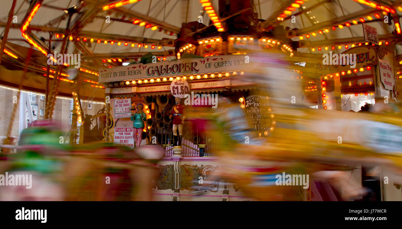 Carousel in Motion Stock Photo