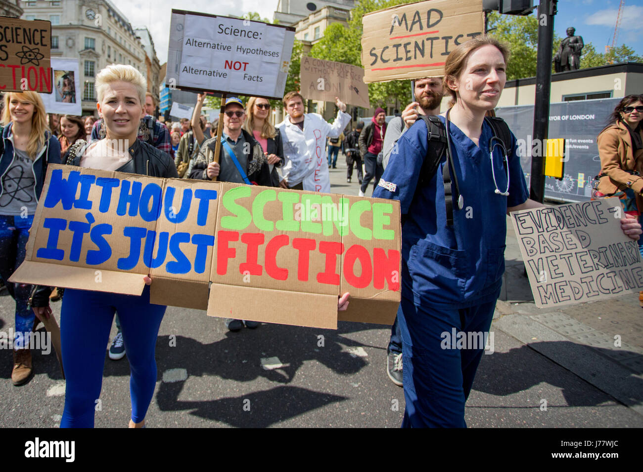 Scientists and science enthusiasts in London join hundreds of thousands ...